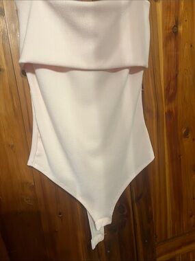 NWOT light pink strapless bodysuit